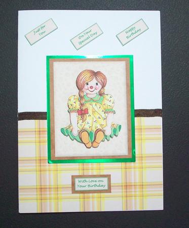 Rag Dolly Birthday by Sue Holt