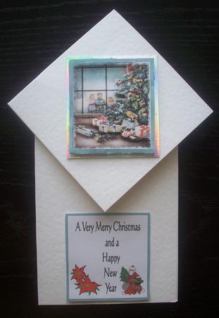 Carol Singers Through the Window Tunnel Topper by Sue Holt