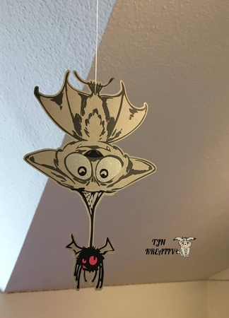 Cutting File Bat and Spider by Sue Kunkel