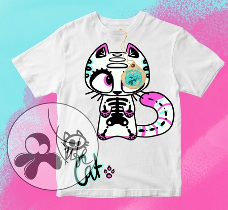 Cutting File Skull Cat by Sue Kunkel