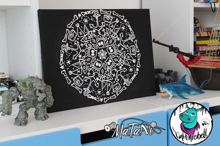 Cutting File Pirates Mandala by Sue Kunkel