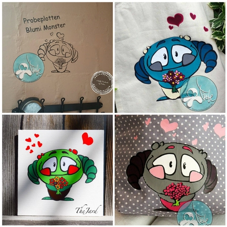 Cutting File Flower Monster by Sue Kunkel