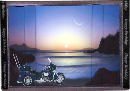 Harley Davidson Biker Dreams Motorbike Night Rider Fantasy by Sue McAndrew
