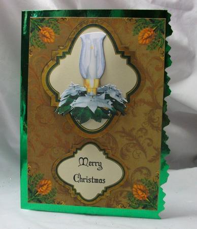 Christmas Candle Lamp by Sue Needham