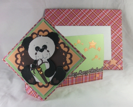 Large Twist Turn Card - Beary Merry Christmas by Sue Needham