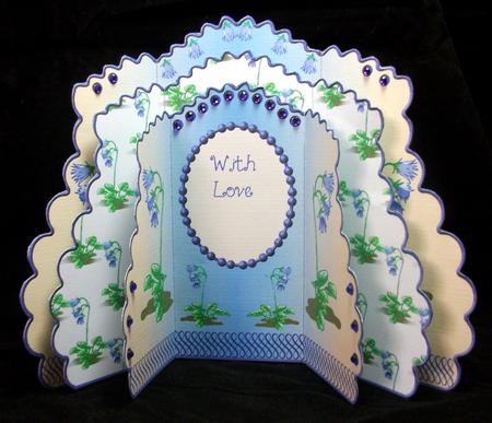 Triple Layer Gatefold - Bluebells by Sue Needham