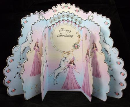 Triple Layer Gatefold - Fairytale Princess by Sue Needham