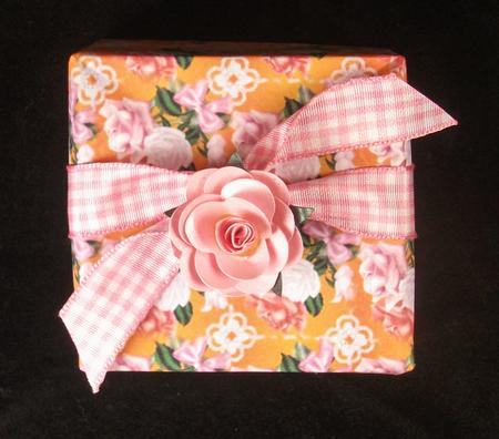 Rose Posy in Lace Backing Paper by Sue Needham