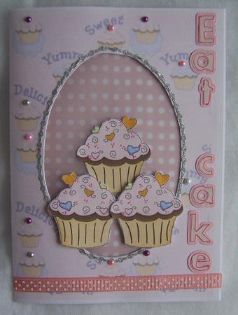 Cupcake Dangler Card by Sue Plummer