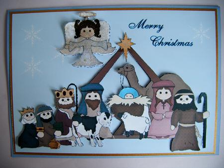 Childrens' Nativity Scene #2 by Sue Prior