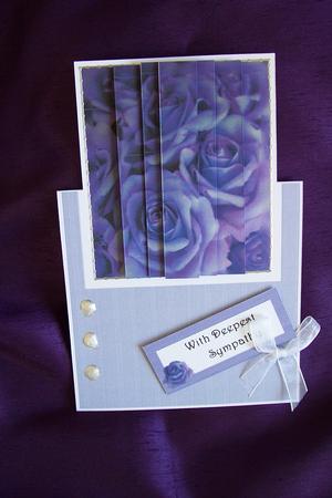 From the Heart Range Over the Edge Roses Centre Panel Design by Sue Prior
