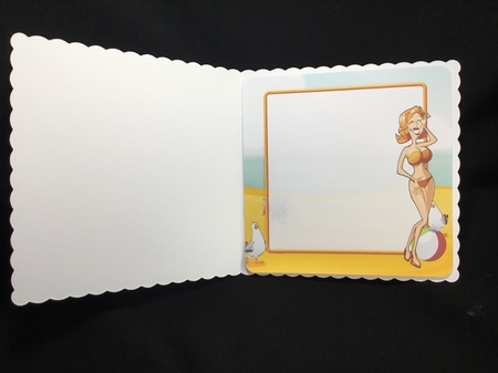 Beach Dudess 2 8x8 Quick Card Insert by Sue Pyman