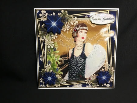 Art Deco Christmas 2 Mini Kit #1   by Sue Pyman