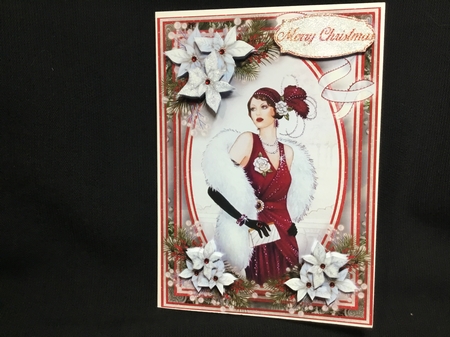 Art Deco Christmas 5X7  Mini Kit #4 by Sue Pyman