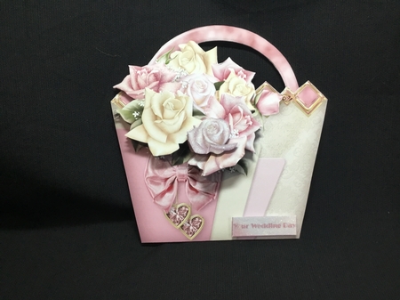 Romantic Roses - Art Deco Bag Card Mini Kit by Sue Pyman