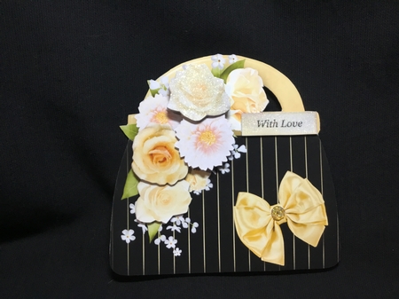 Yellow Cluster - Handbag Card Mini Kit by Sue Pyman