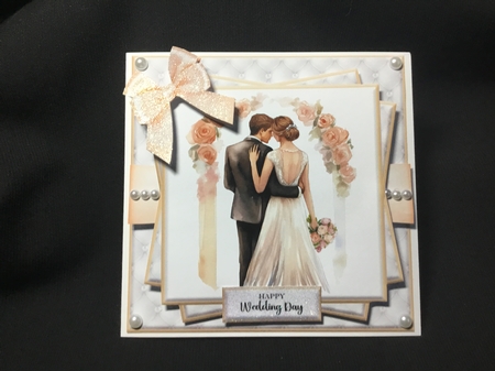 Peach Wedding by Sue Pyman