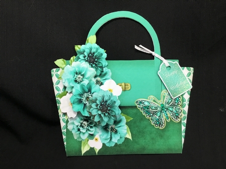 Turquoise - Bag Card Mini Kit by Sue Pyman