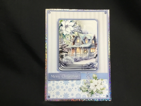 Christmas Morning - A5 Pyramid Card Mini Kit by Sue Pyman