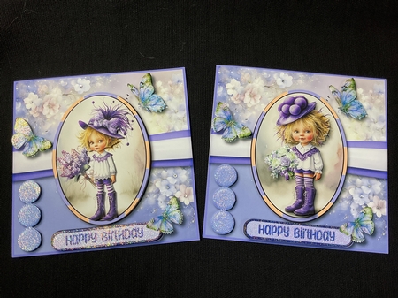 Purple Fantasy Double Kit by Sue Pyman