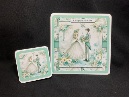 teal wedding by Sue Pyman