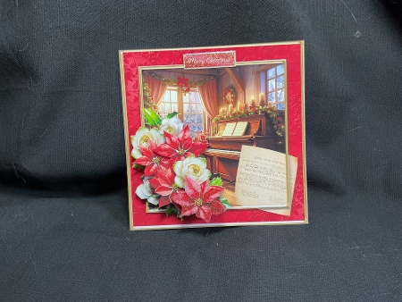 Christmas Music - Decoupage Card Mini Kit by Sue Pyman