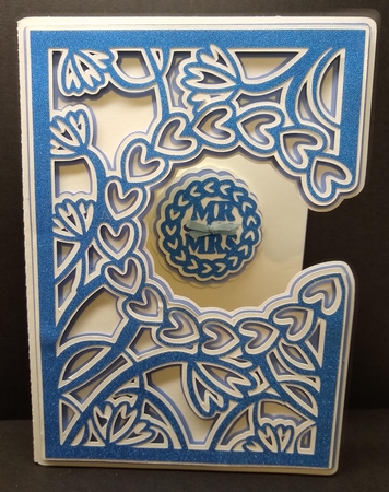 Mr & Mrs Swivel Card by Sue Rice
