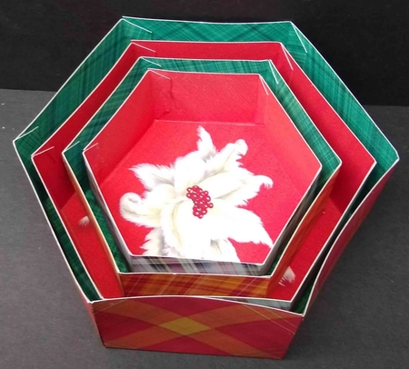 Nesting Boxes Christmas 2 Set of 4 by Sue Rice