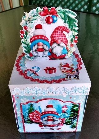 Gnomes in Winter Exploding Box Surprise Kit - SCAN & CUT VERSION by Sue Rice