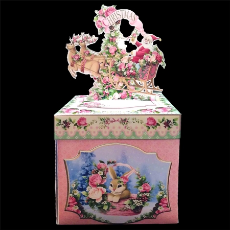Joyful Noel Exploding Box Room for a Surprise Kit by Sue Rice