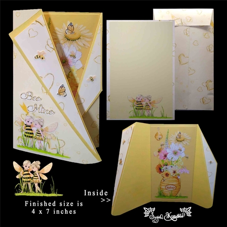 Fold & Tuck Card Template - Cu4cu by Sue Rice