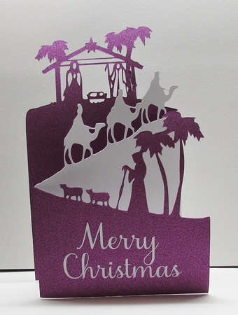 Trifold Christmas cards by Sue Rice