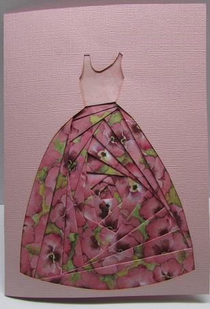 Prom/Graduation/Bridesmaid/Wedding Dress Iris Folding Pattern by Sue Rice