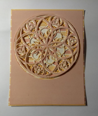 Rose Window Design 01 - Multi Layer Design by Sue Rice