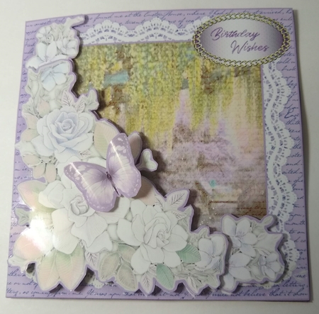 8x8 mini kit, Roses and Vintage Lace  by Sue Rice