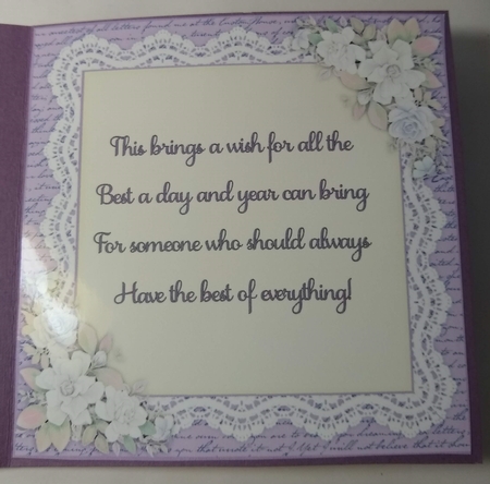 8x8 mini kit, Roses and Vintage Lace  by Sue Rice
