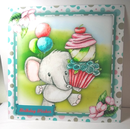 Ellies Cupcake  by Sue Rice