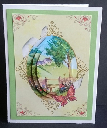 Cotswold Farm Step by Step Oval Pyramid with Frame by Sue Soules