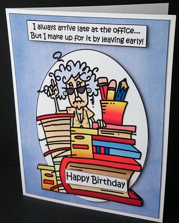 Stella Arrives Late at the Office Quick Card by Sue Soules