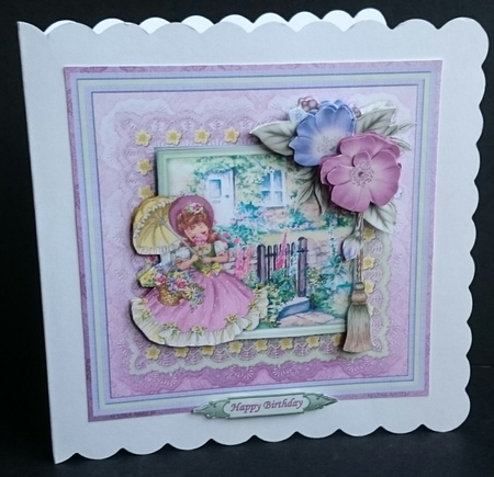 Vintage Belle at Rose Cottage Topper & Decoupage Mini Kit by Sue Soules