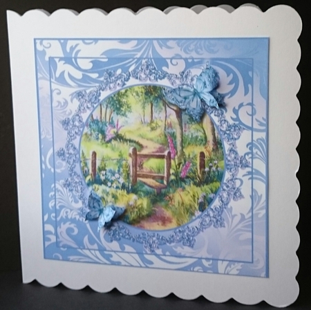 8x8 Woods in Summer Decoupage Sheet by Sue Soules