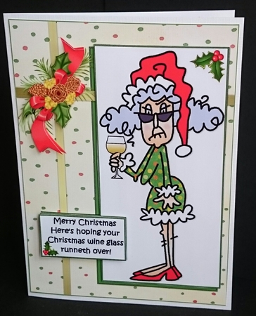 Stella Sends Christmas Wishes Quick Card by Sue Soules