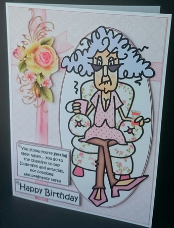 Stella Knows She's Getting Older Quick Card by Sue Soules