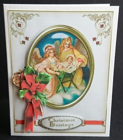 Nativity Medallion by Sue Soules