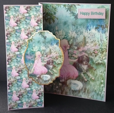Faithful Friends Fold Back Card by Sue Soules