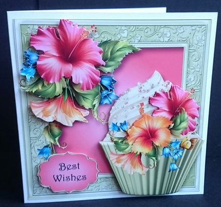 Gorgeous Hibiscus Cupcake Mini Kit by Sue Soules