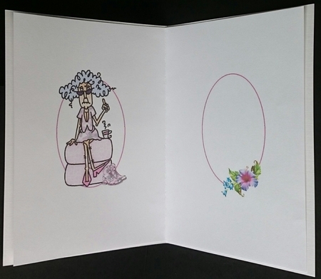 Stella is Going Commando Quick Card Insert by Sue Soules