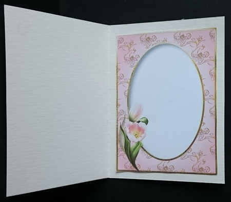 Pink Tulips Insert by Sue Soules
