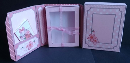 3D Floral Butterfly Birdcage Gift Box Card Kit by Sue Soules
