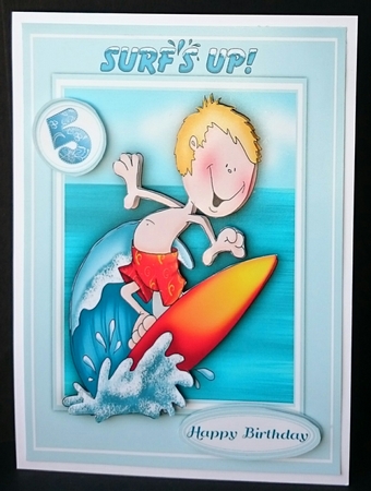 Surfs Up Enjoy Your Day  by Sue Soules